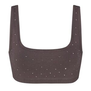 SKIMS bralette in Desert with rhinestones. Size 2X. NWOT.